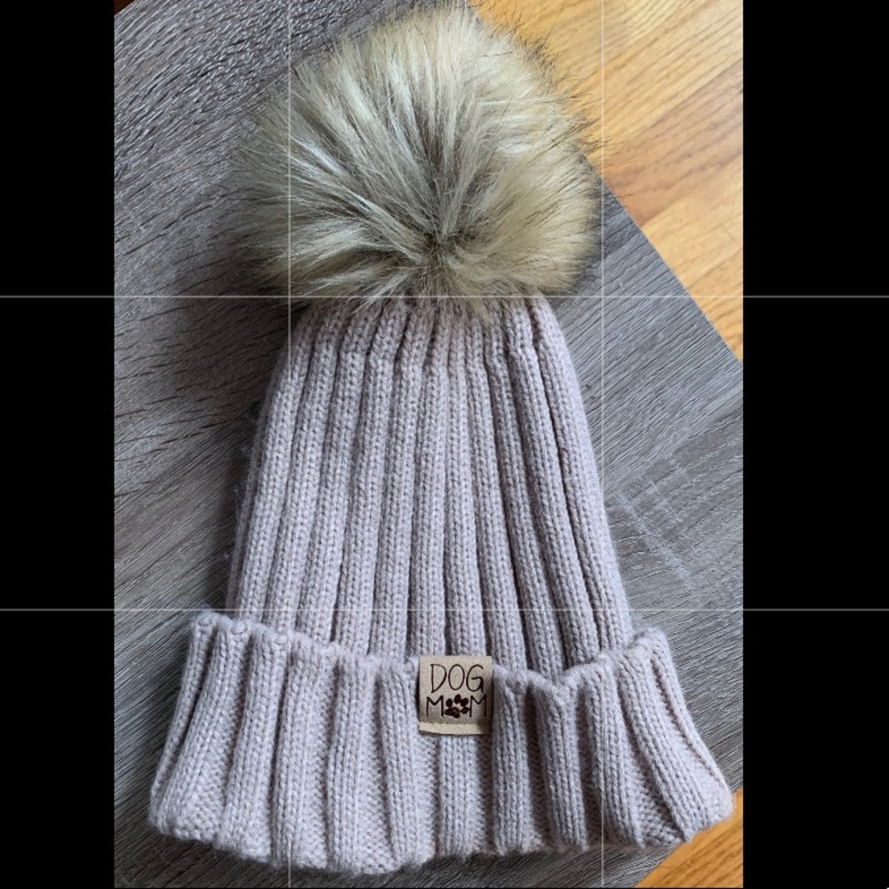 Pawz Tan Dog Mom Beanie